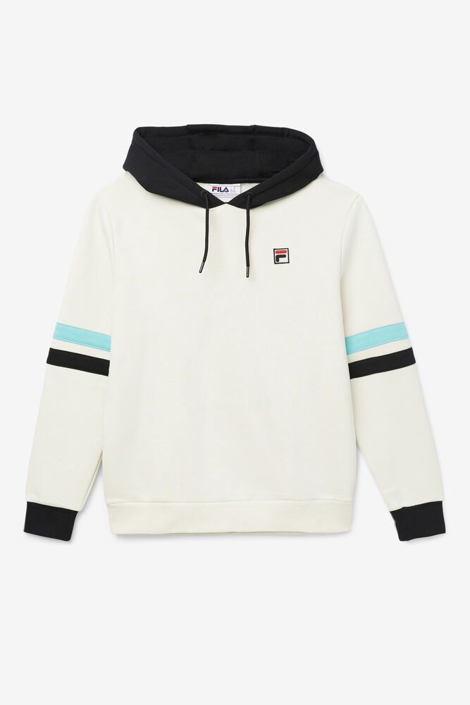 Fila Hoodie Hurley Mens White - India TCW-342015